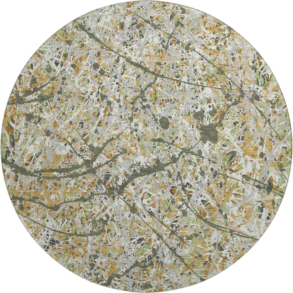 Mayfield AMF2389 Olive 8' x 8' Rug