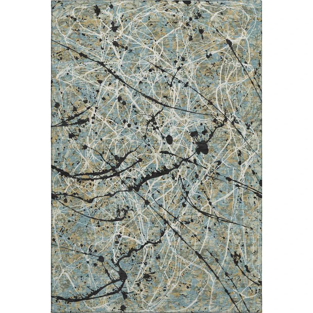Mayfield AMF2389 Teal 3' x 5' Rug