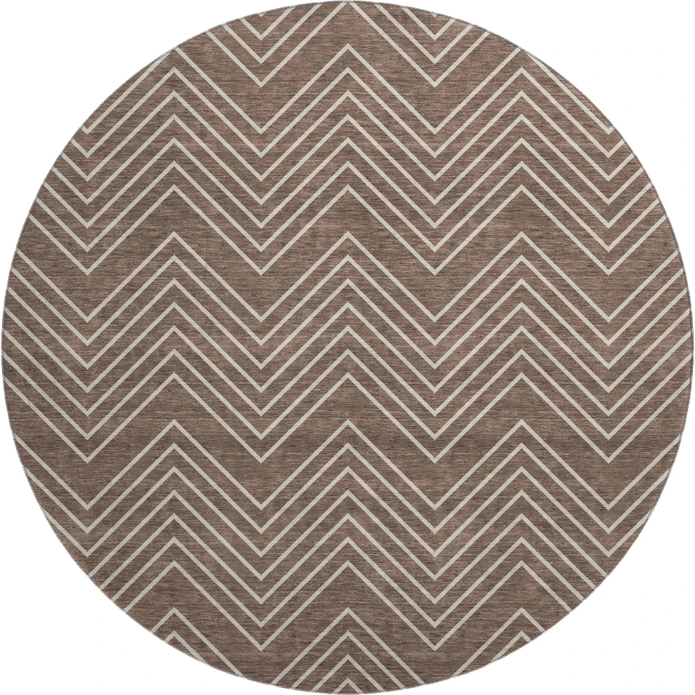 Mayfield AMF2390 Brown 8' x 8' Rug