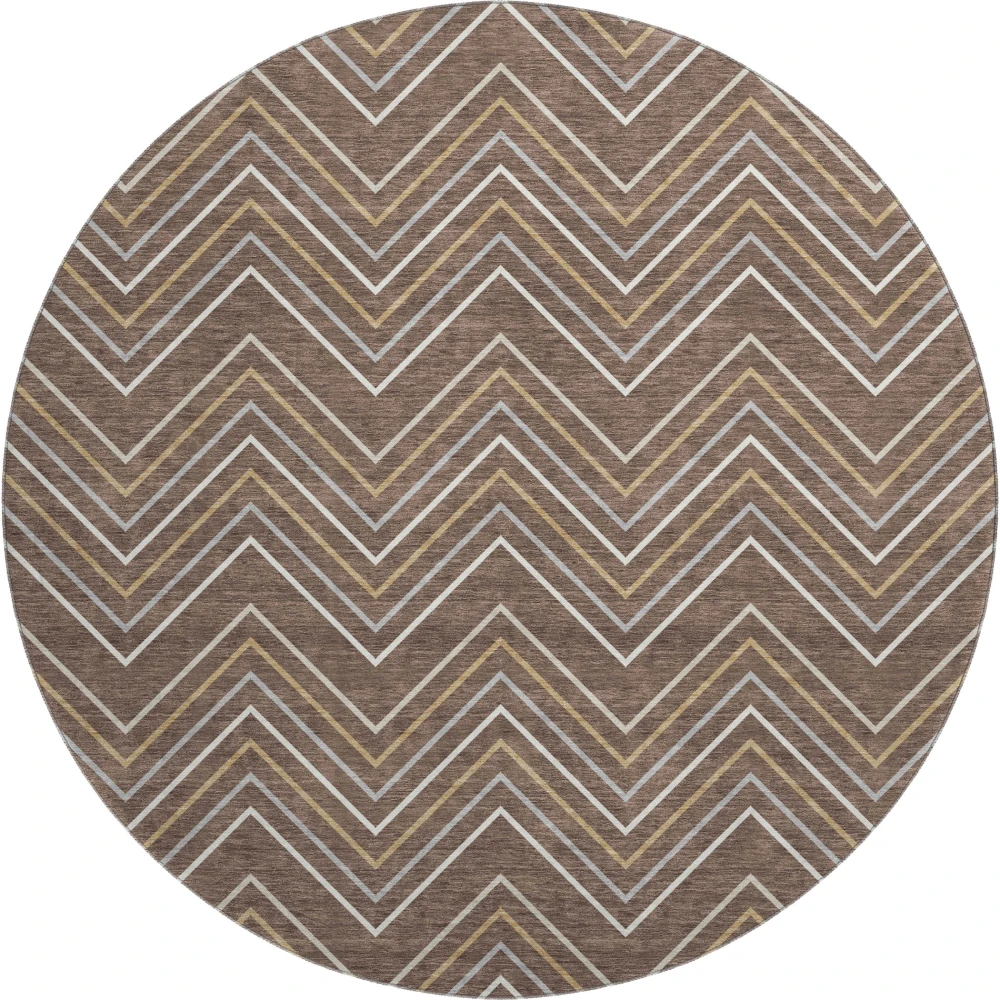 Mayfield AMF2391 Brown 8' x 8' Rug