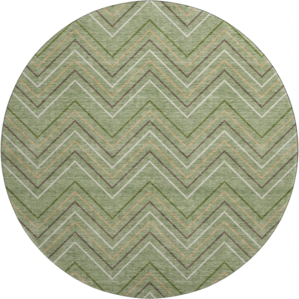 Mayfield AMF2391 Green 8' x 8' Rug