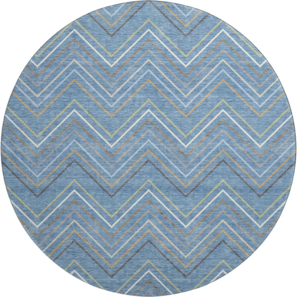 Mayfield AMF2392 Blue 8' x 8' Rug