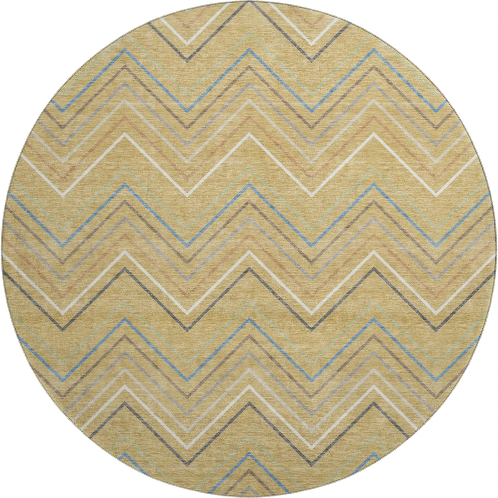 Mayfield AMF2392 Gold 8' x 8' Rug