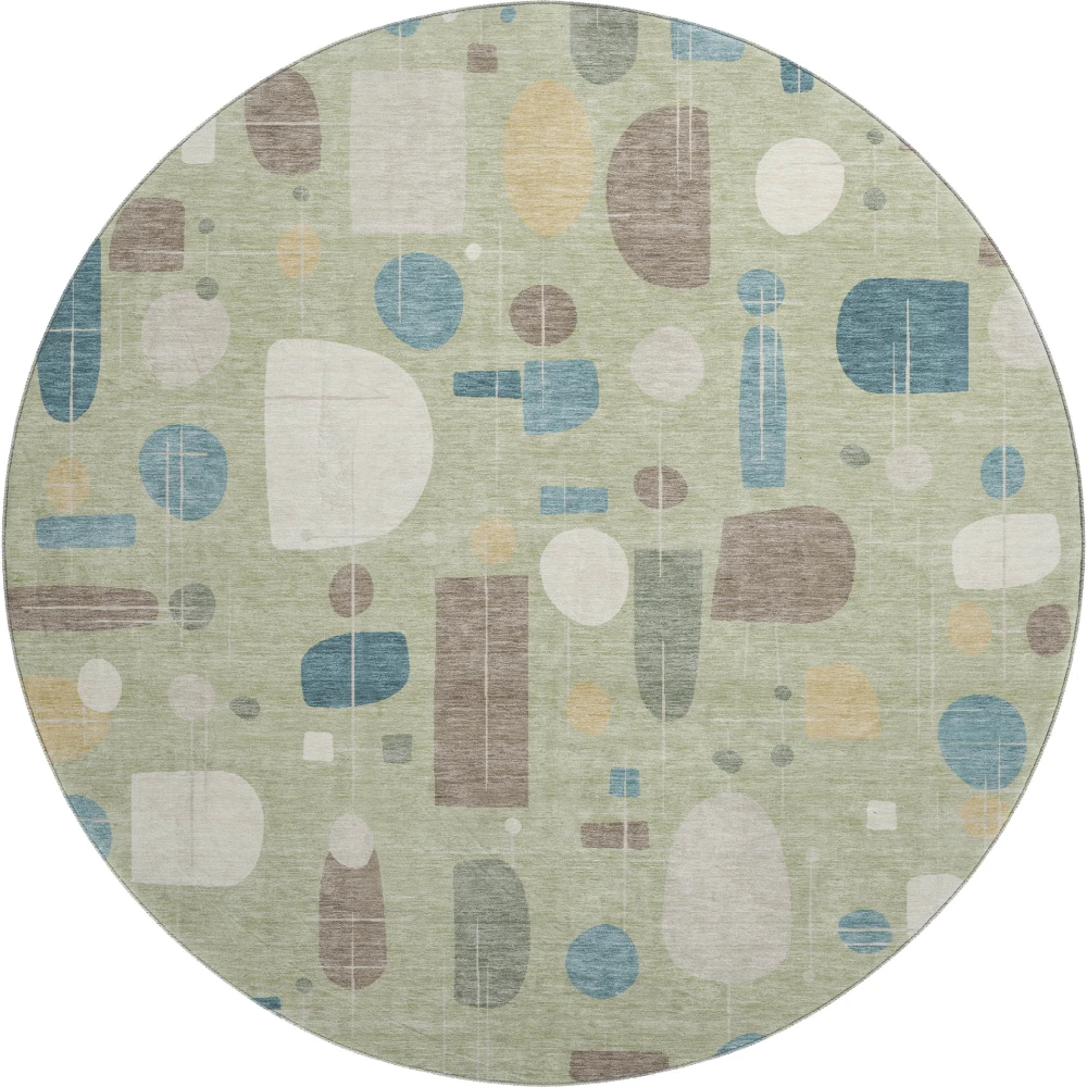 Mayfield AMF2393 Aloe 8' x 8' Rug