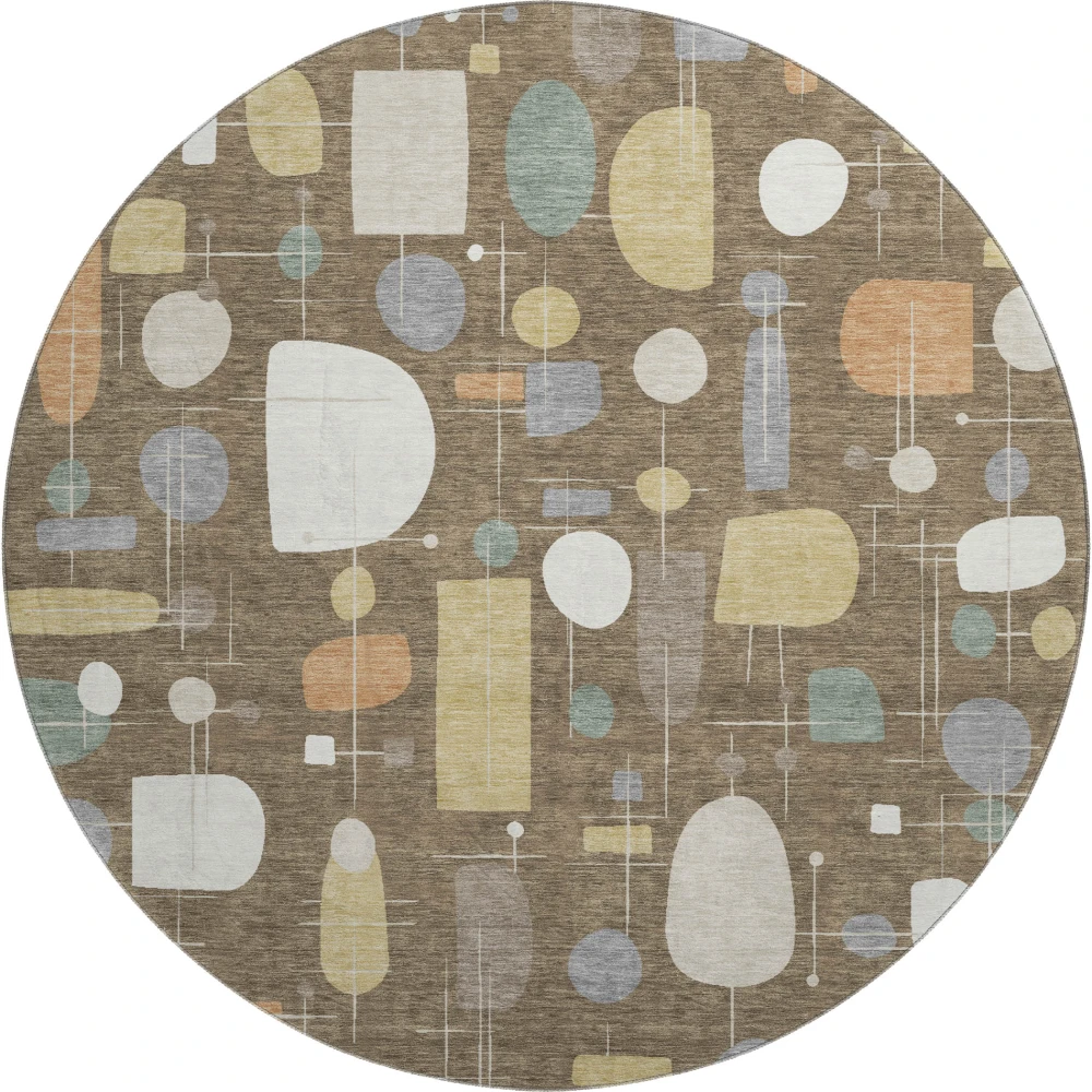 Mayfield AMF2393 Chocolate 8' x 8' Rug