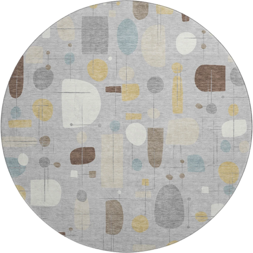 Mayfield AMF2393 Silver 8' x 8' Rug