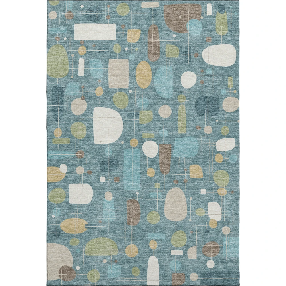 Mayfield AMF2393 Teal 10' x 14' Rug