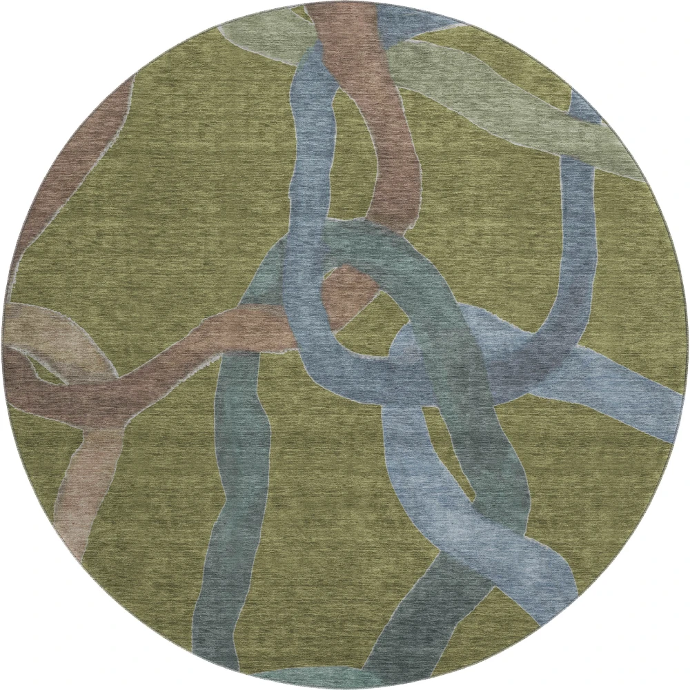 Mayfield AMF2394 Olive 8' x 8' Rug