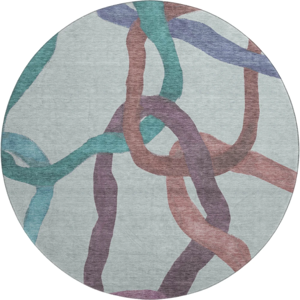 Mayfield AMF2394 Teal 8' x 8' Rug
