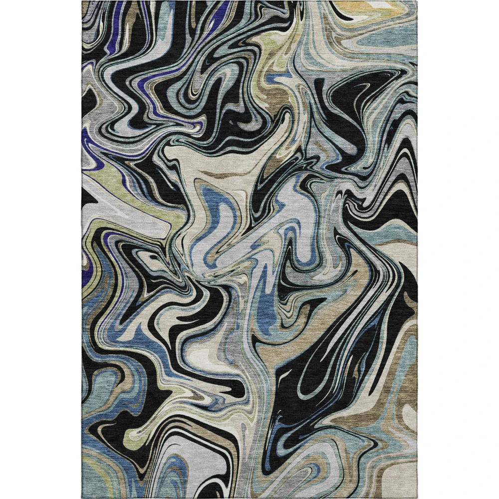 Mayfield AMF2395 Black 10' x 14' Rug