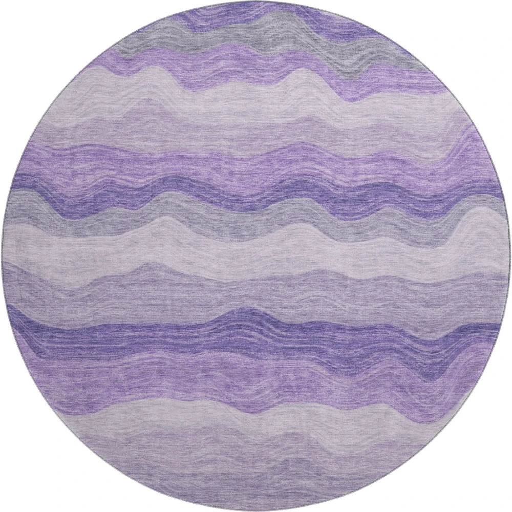 Mayfield AMF2397 Purple 8' x 8' Rug