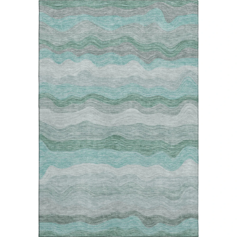 Mayfield AMF2397 Teal 9' x 12' Rug