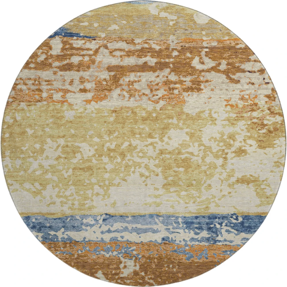 Mayfield AMF2398 Gold 8' x 8' Rug