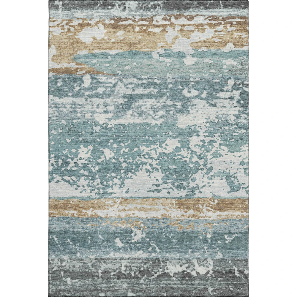 Mayfield AMF2398 Teal 3' x 5' Rug