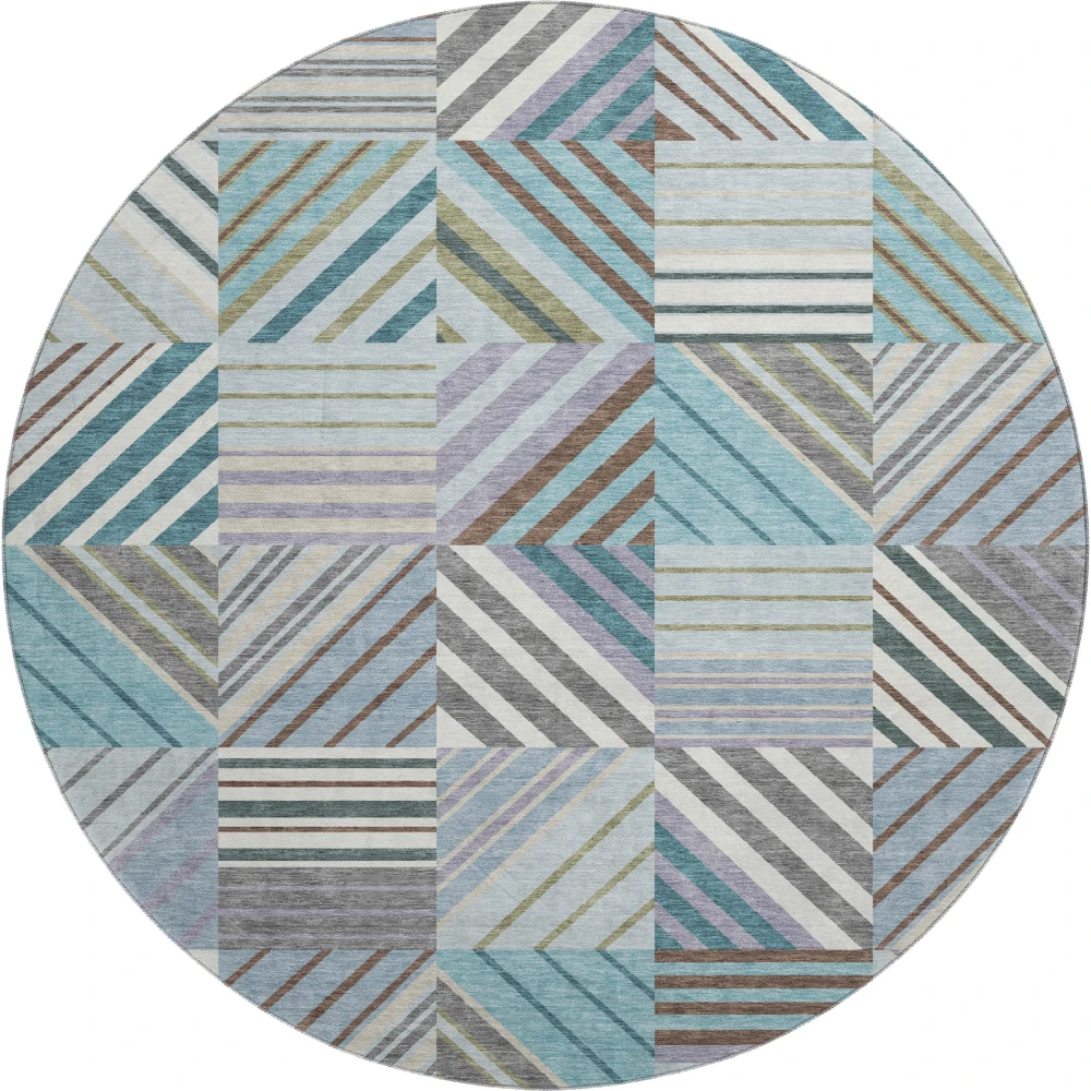 Mayfield AMF2399 Teal 8' x 8' Rug