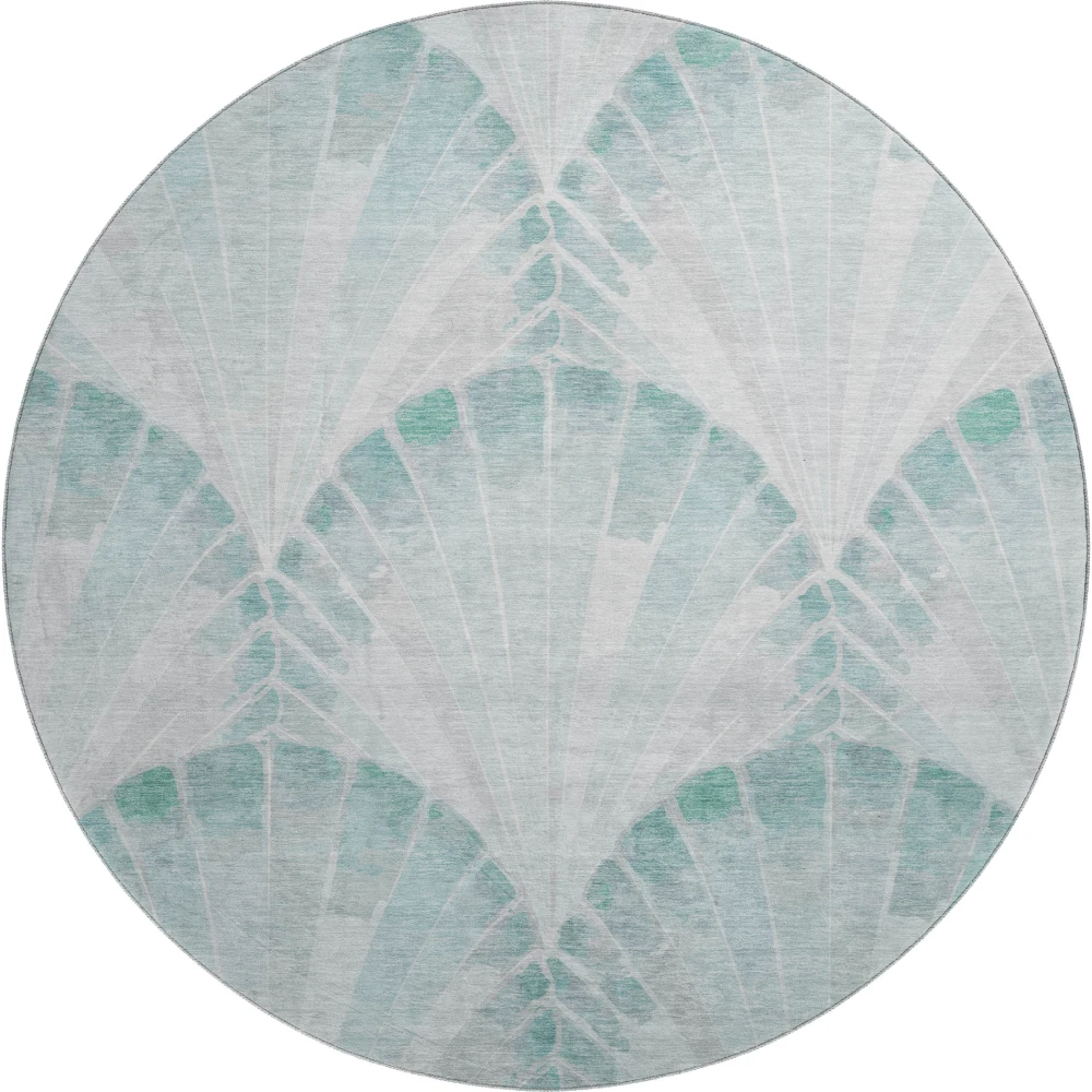 Mayfield AMF2401 Teal 8' x 8' Rug