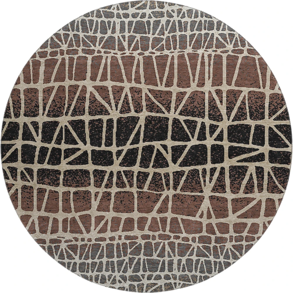 Mayfield AMF2404 Brown 8' x 8' Rug