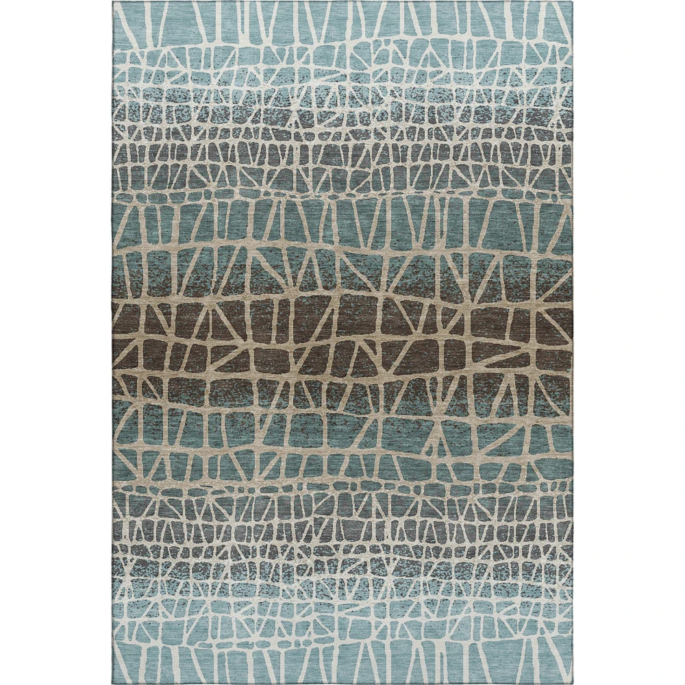 Mayfield AMF2404 Teal 9' x 12' Rug