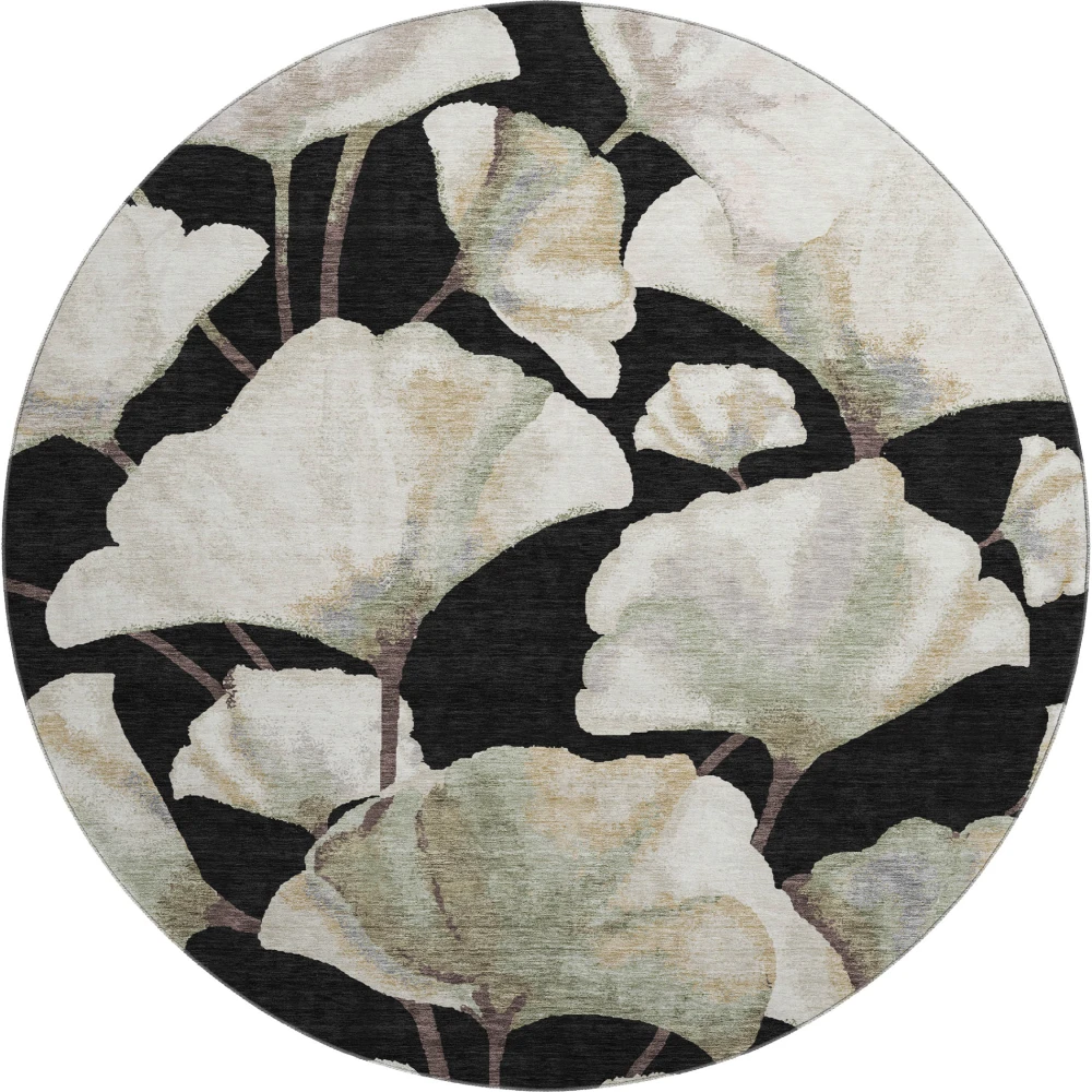 Mayfield AMF2405 Black 8' x 8' Rug