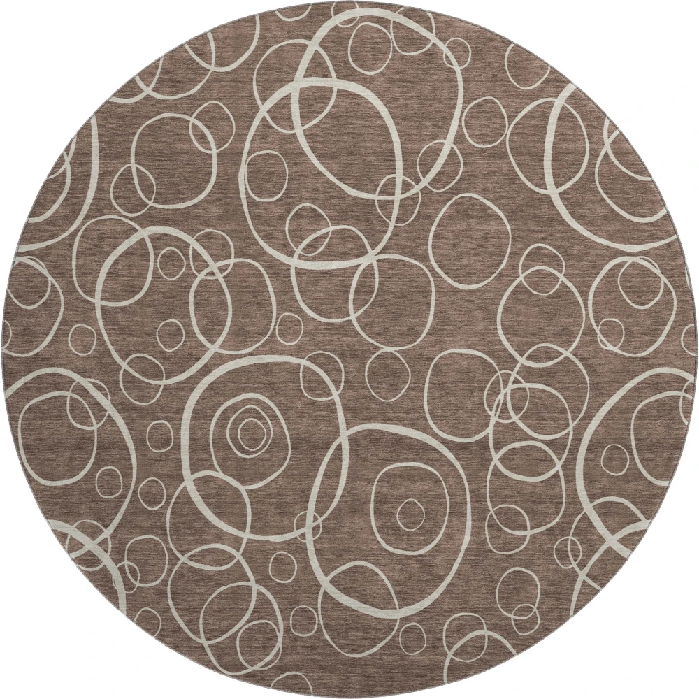 Mayfield AMF2407 Brown 8' x 8' Rug