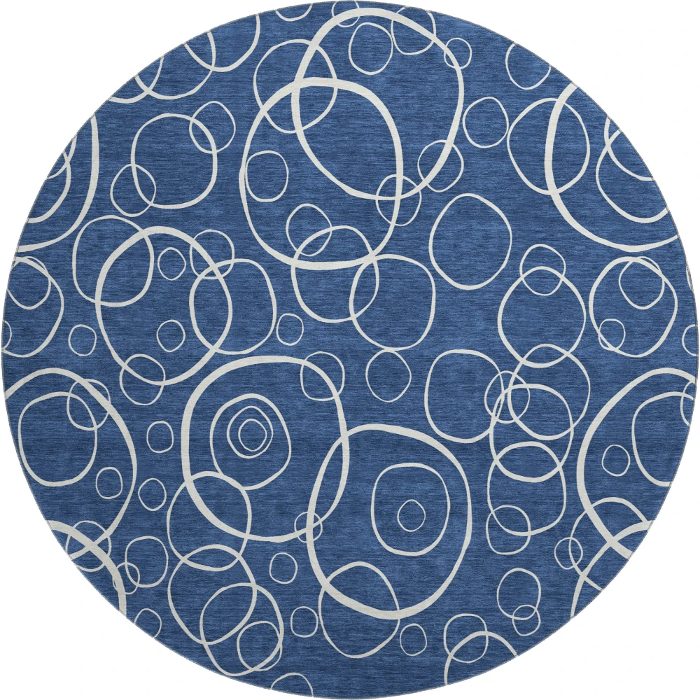 Mayfield AMF2407 Navy 8' x 8' Rug