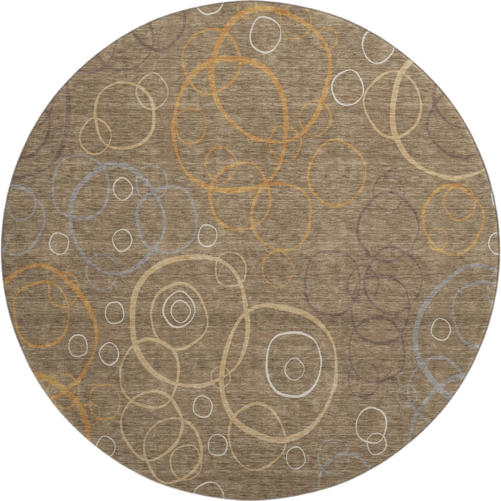 Mayfield AMF2408 Brown 8' x 8' Rug