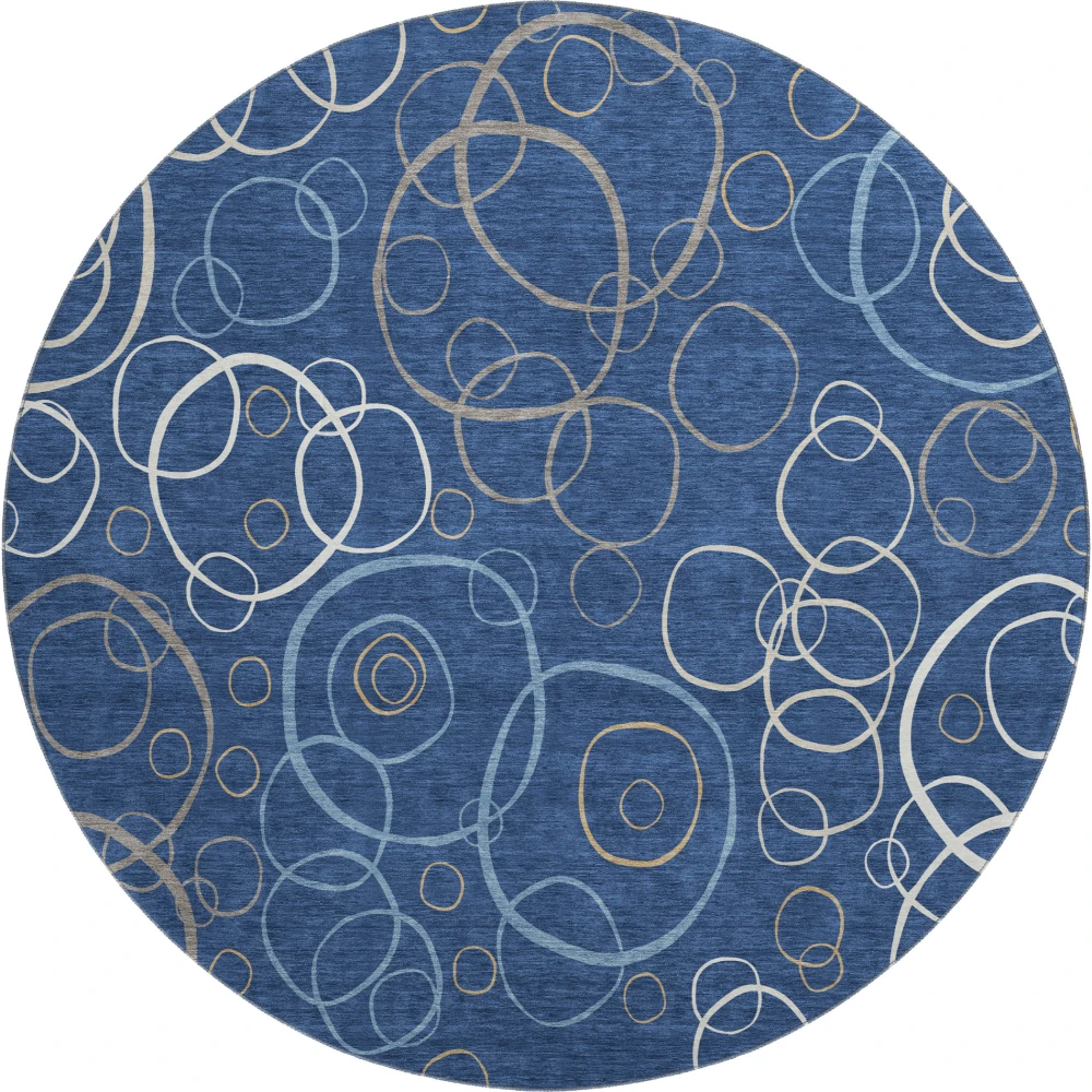 Mayfield AMF2408 Navy 8' x 8' Rug