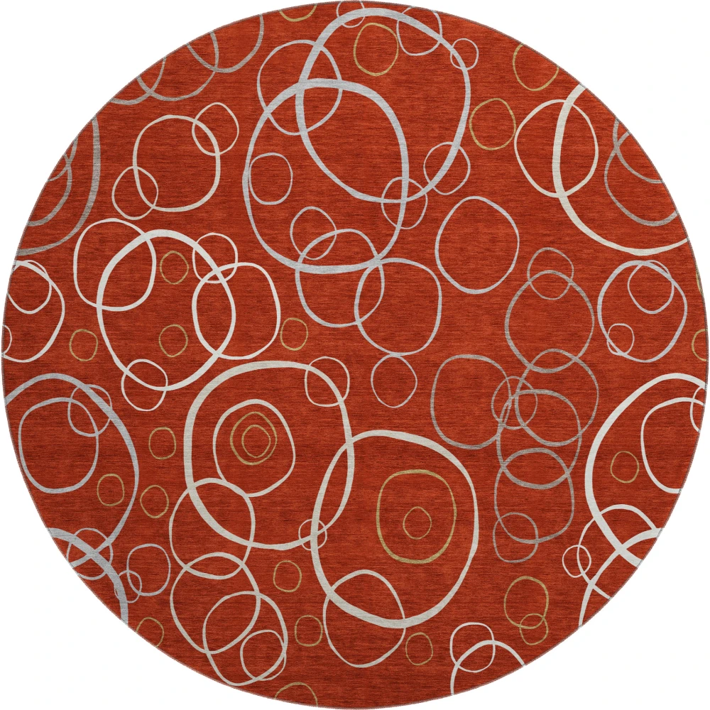 Mayfield AMF2408 Red 8' x 8' Rug