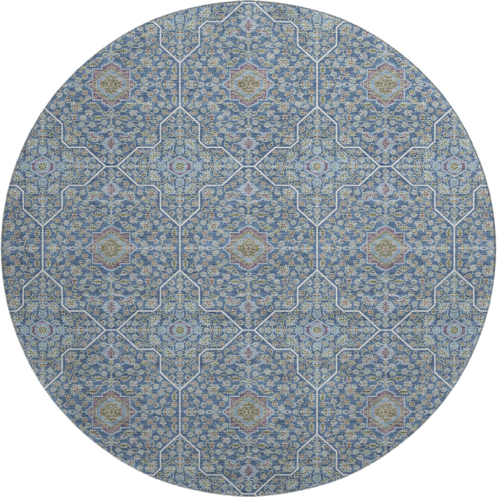 Mayfield AMF2409 Navy 8' x 8' Rug