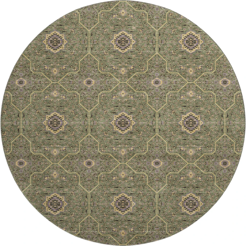 Mayfield AMF2409 Olive 8' x 8' Rug