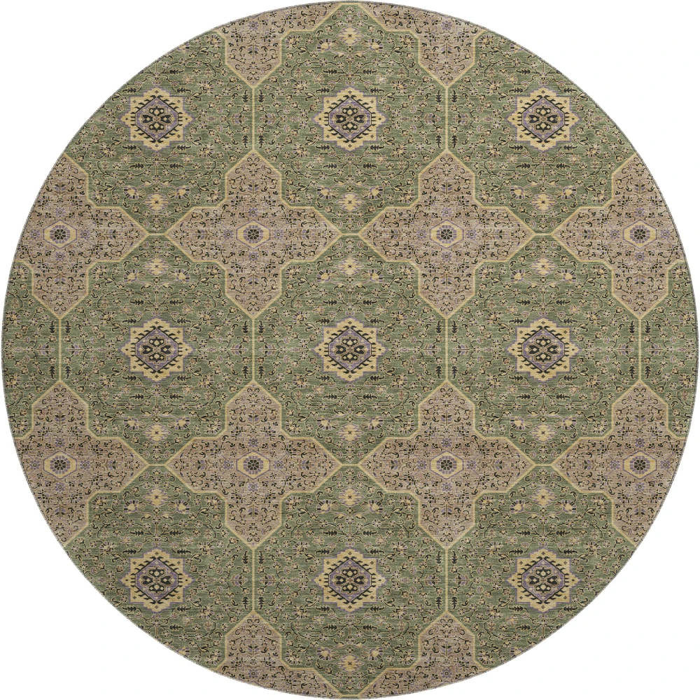 Mayfield AMF2410 Olive 8' x 8' Rug