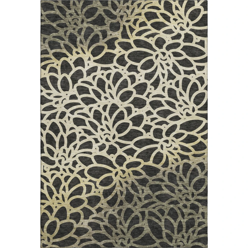 Mayfield AMF2412 Black 3' x 5' Rug