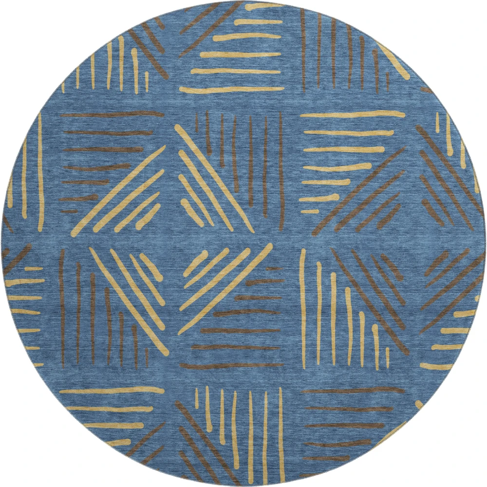 Mayfield AMF2413 Navy 8' x 8' Rug