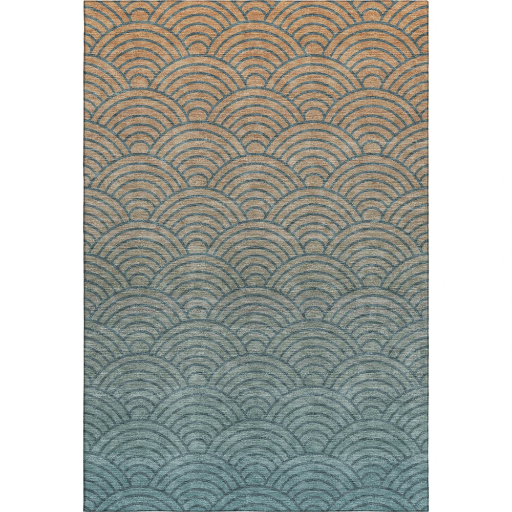Mayfield AMF2414 Teal 3' x 5' Rug