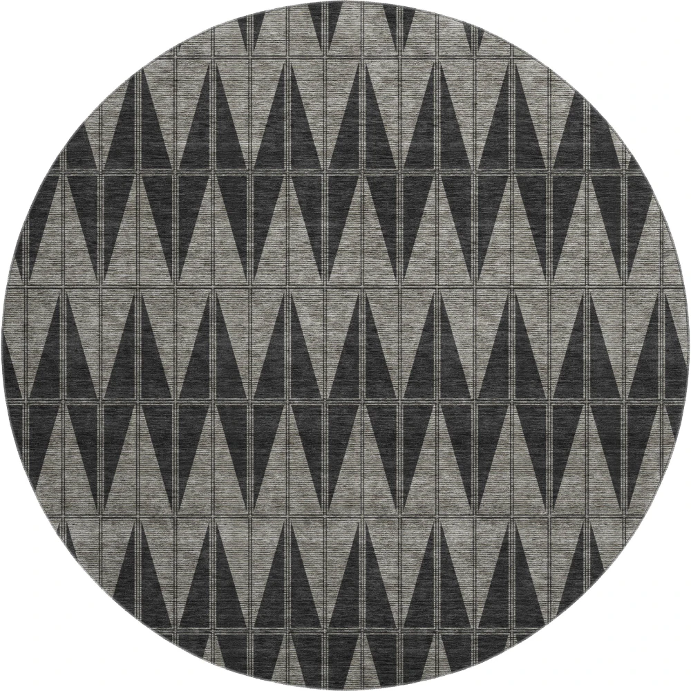 Mayfield AMF2415 Black 8' x 8' Rug