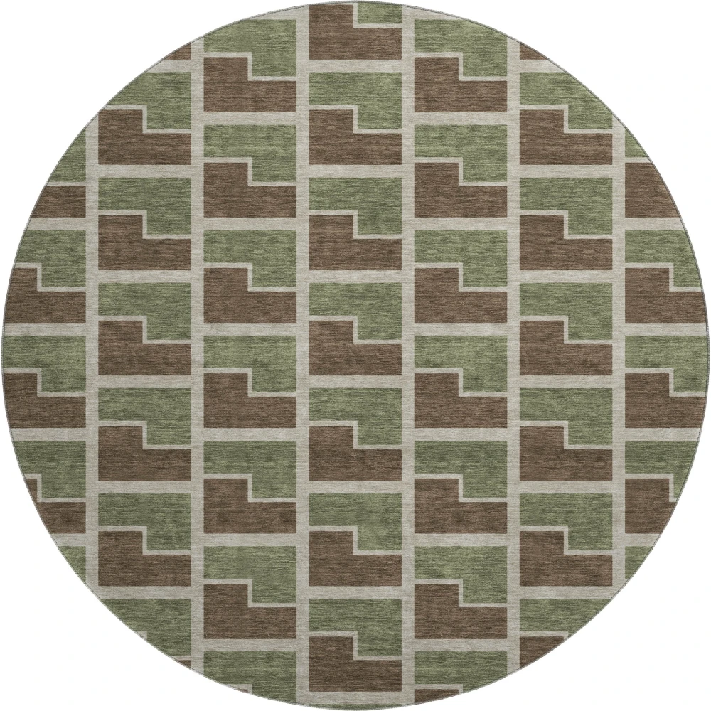Mayfield AMF2416 Chocolate 8' x 8' Rug