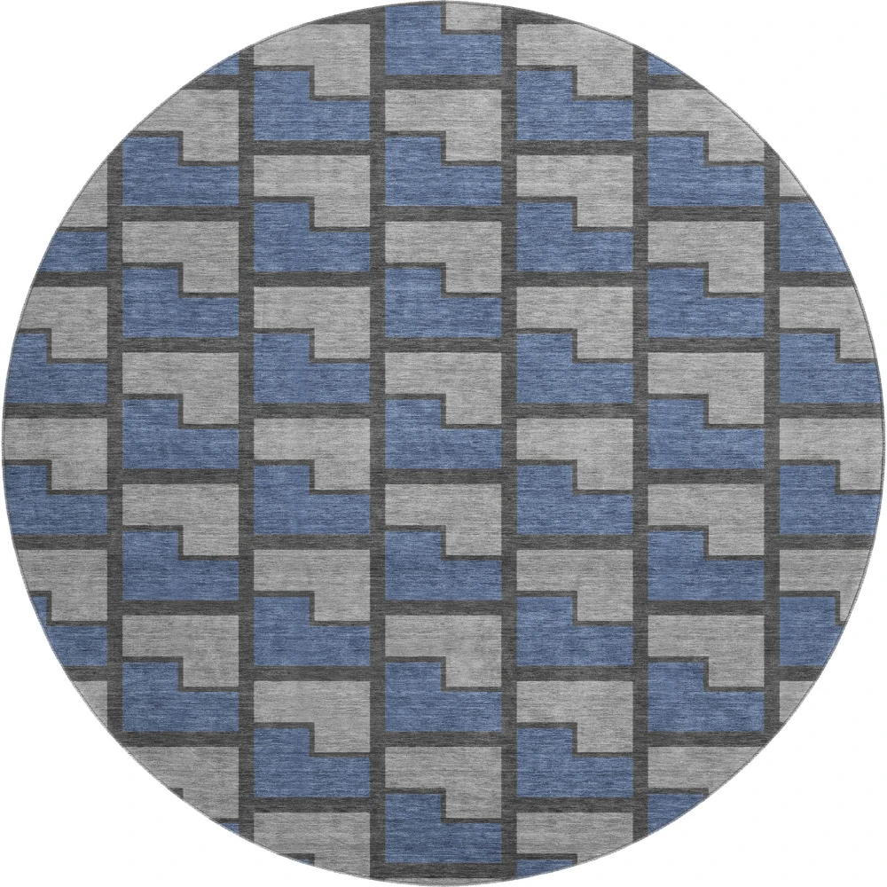 Mayfield AMF2416 Navy 8' x 8' Rug
