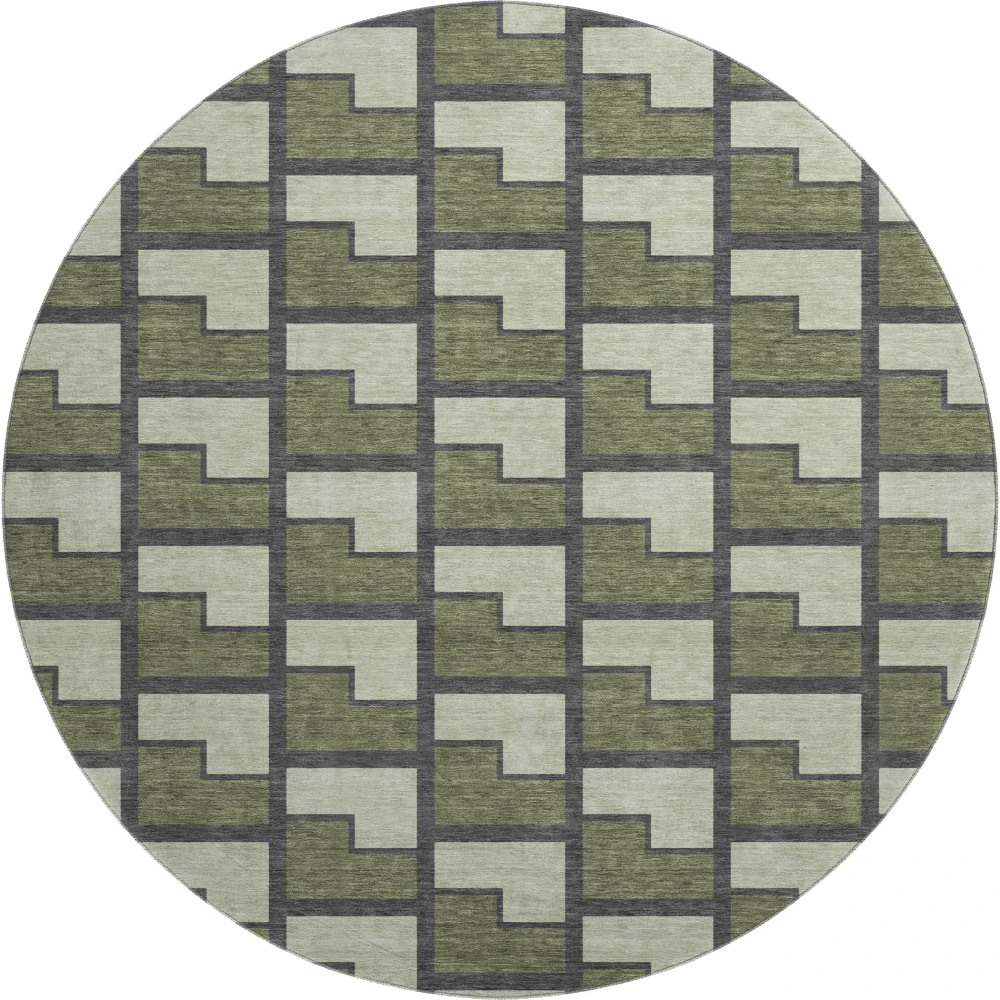 Mayfield AMF2416 Olive 8' x 8' Rug