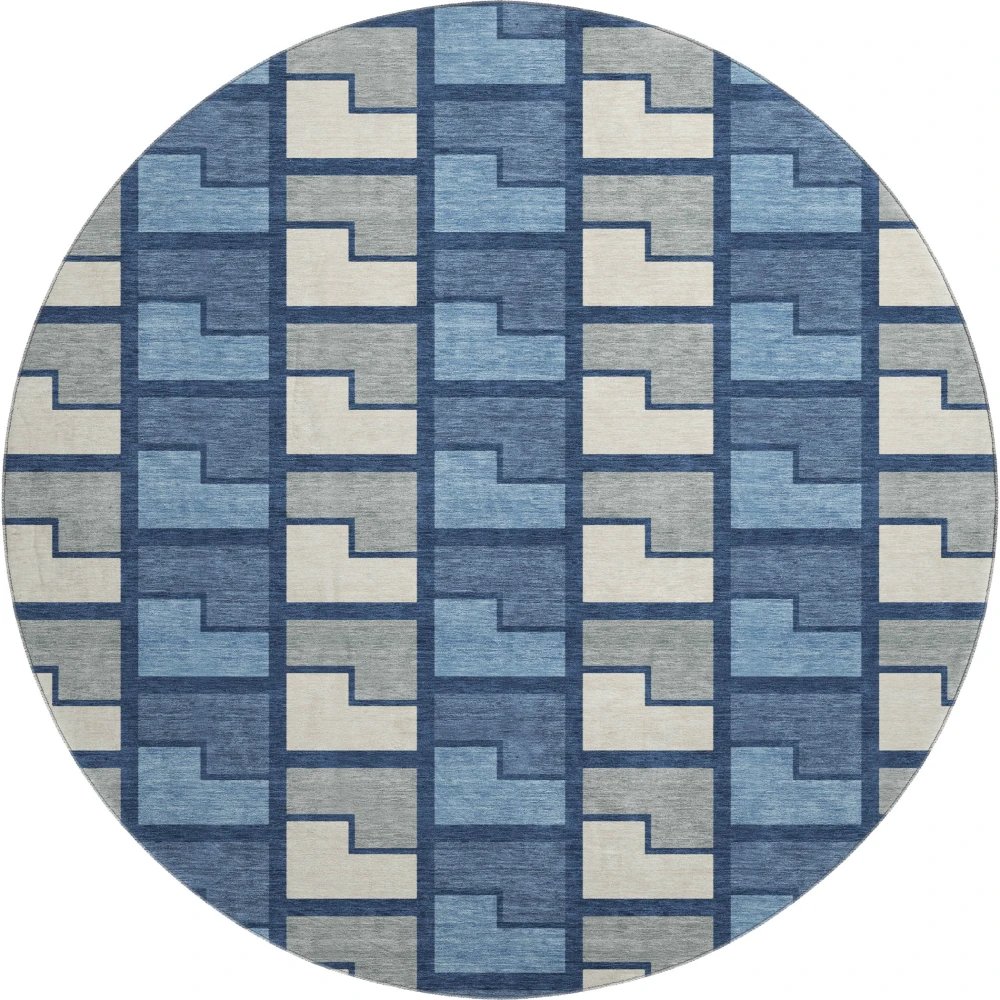 Mayfield AMF2417 Navy 8' x 8' Rug