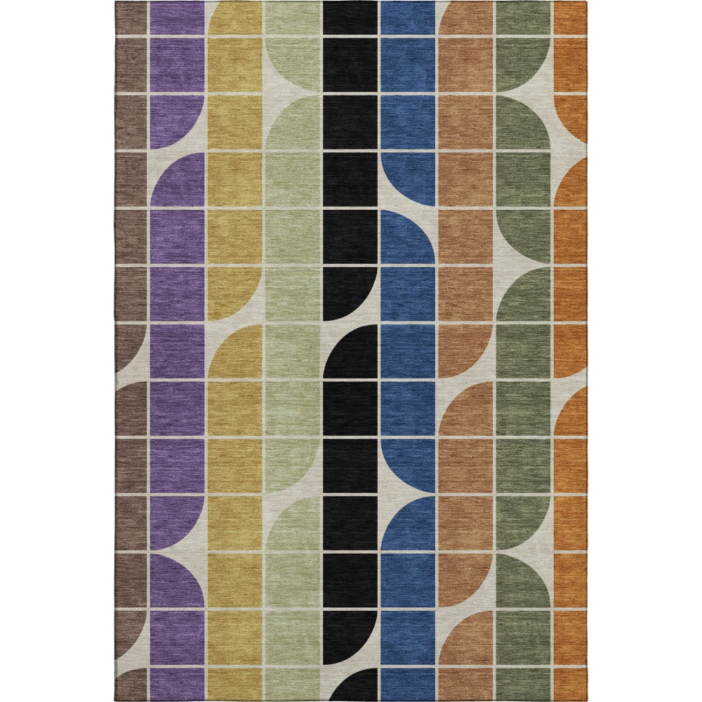 Mayfield AMF2418 Blue 3' x 5' Rug