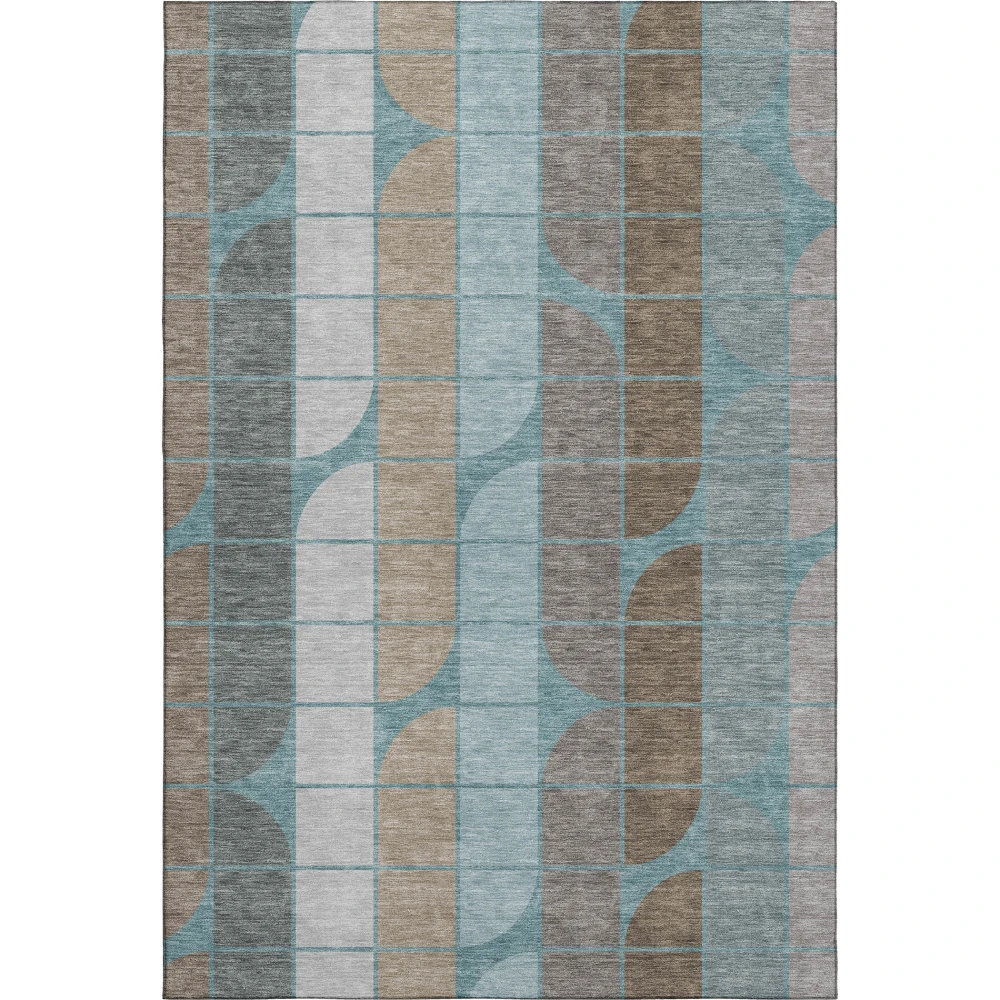 Mayfield AMF2418 Teal 10' x 14' Rug