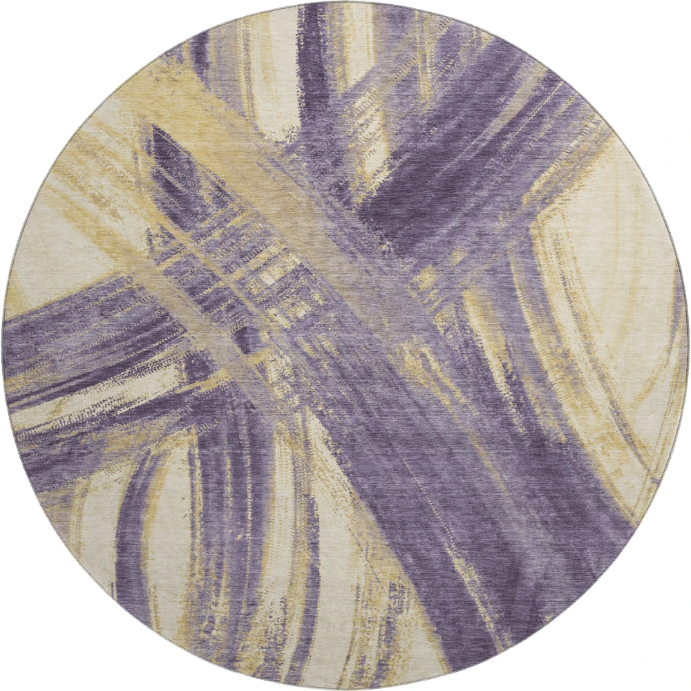 Mayfield AMF2421 Plum 8' x 8' Rug