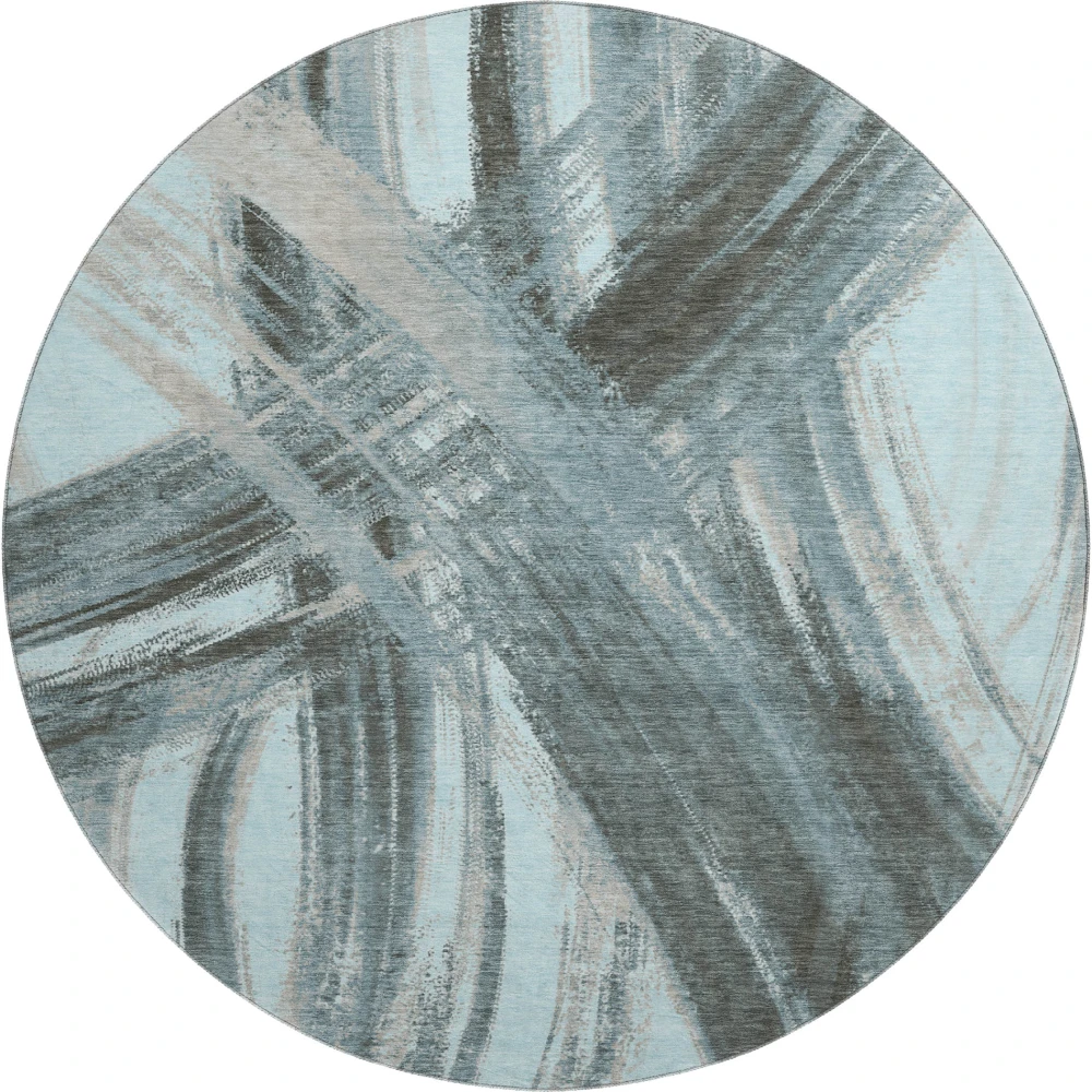 Mayfield AMF2421 Teal 8' x 8' Rug