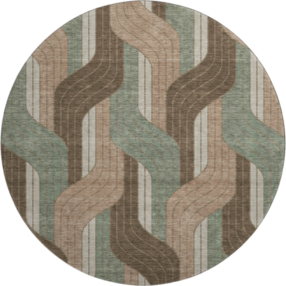 Mayfield AMF2422 Chocolate 8' x 8' Rug