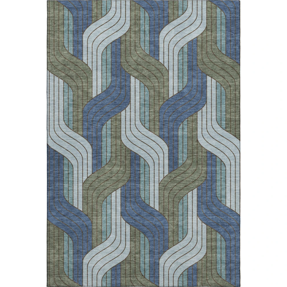 Mayfield AMF2422 Navy 3' x 5' Rug