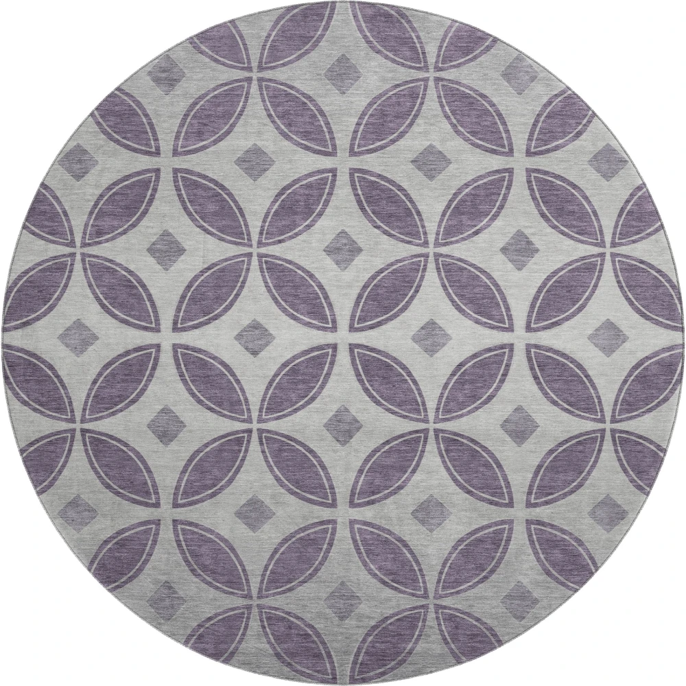 Mayfield AMF2423 Plum 8' x 8' Rug