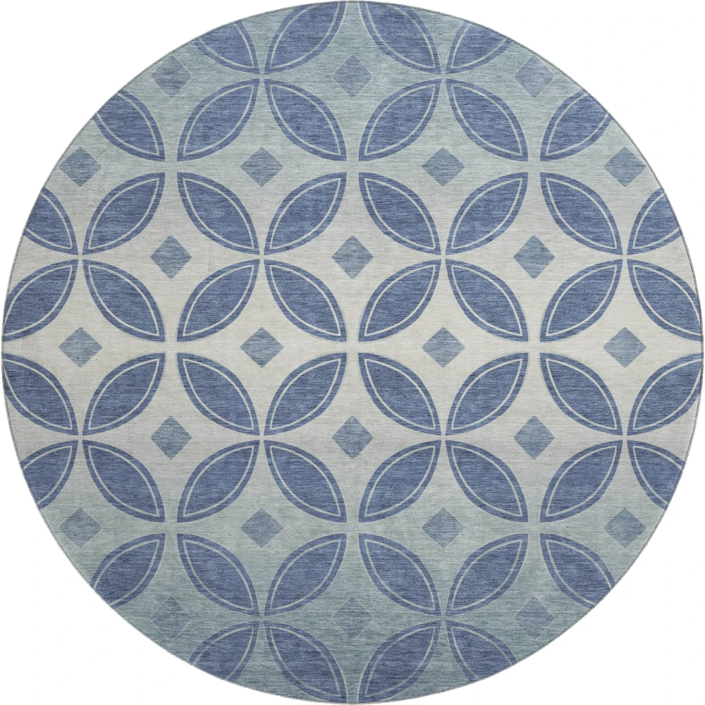 Mayfield AMF2423 Teal 8' x 8' Rug