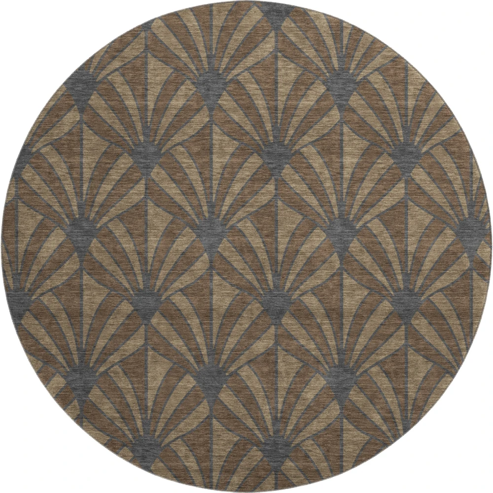 Mayfield AMF2426 Chocolate 8' x 8' Rug