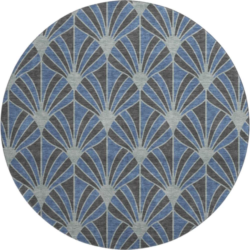 Mayfield AMF2426 Navy 8' x 8' Rug