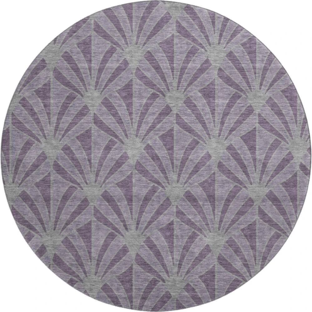 Mayfield AMF2426 Purple 8' x 8' Rug